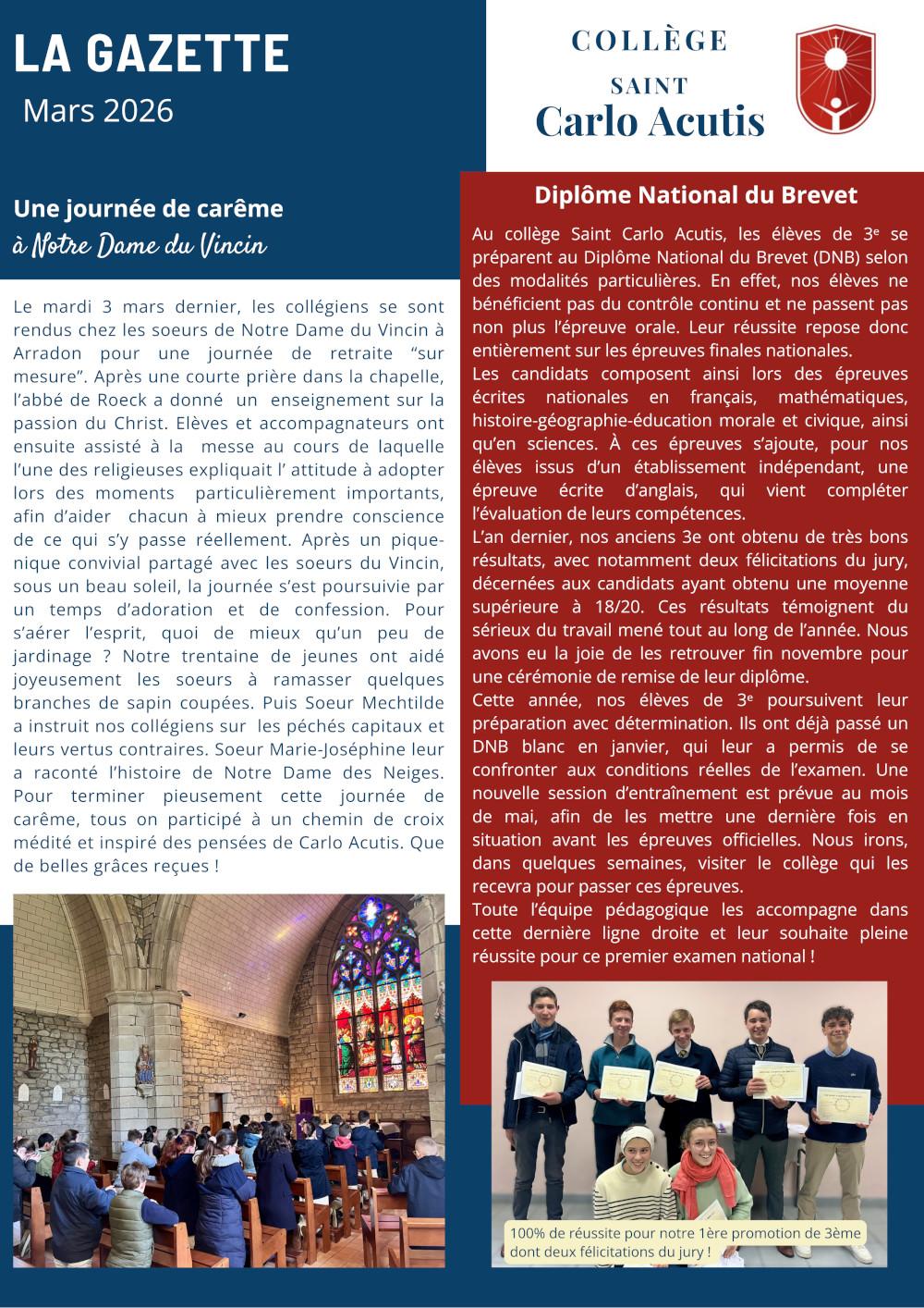Gazette de mars